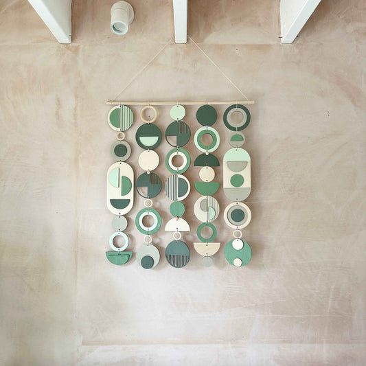 Green Wall Art - Modern Wall Art - Large Centre Piece Art - Wall Tapestry