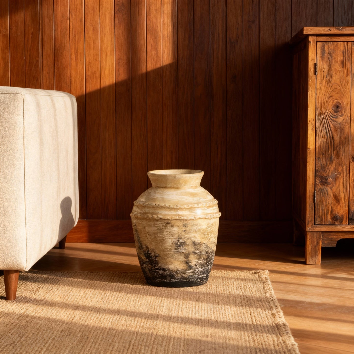 Kuno Ceramic Vase- Handmade- Textured Ceramic