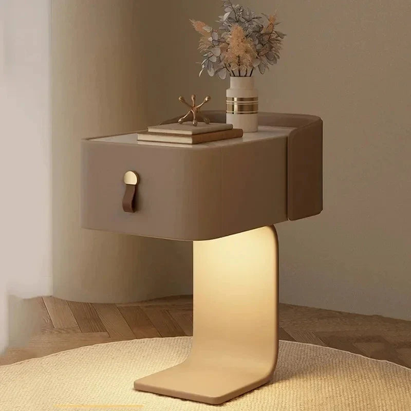 Sleek & Minimalist Japanese Nightstand: Elevate Your Bedroom Décor