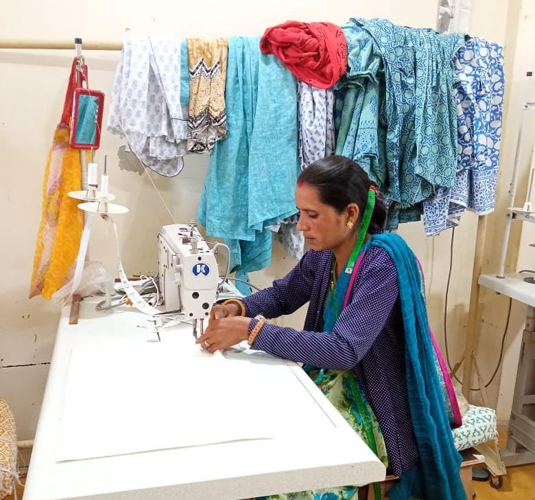 Block-printed organic cotton placemats (set of 2)