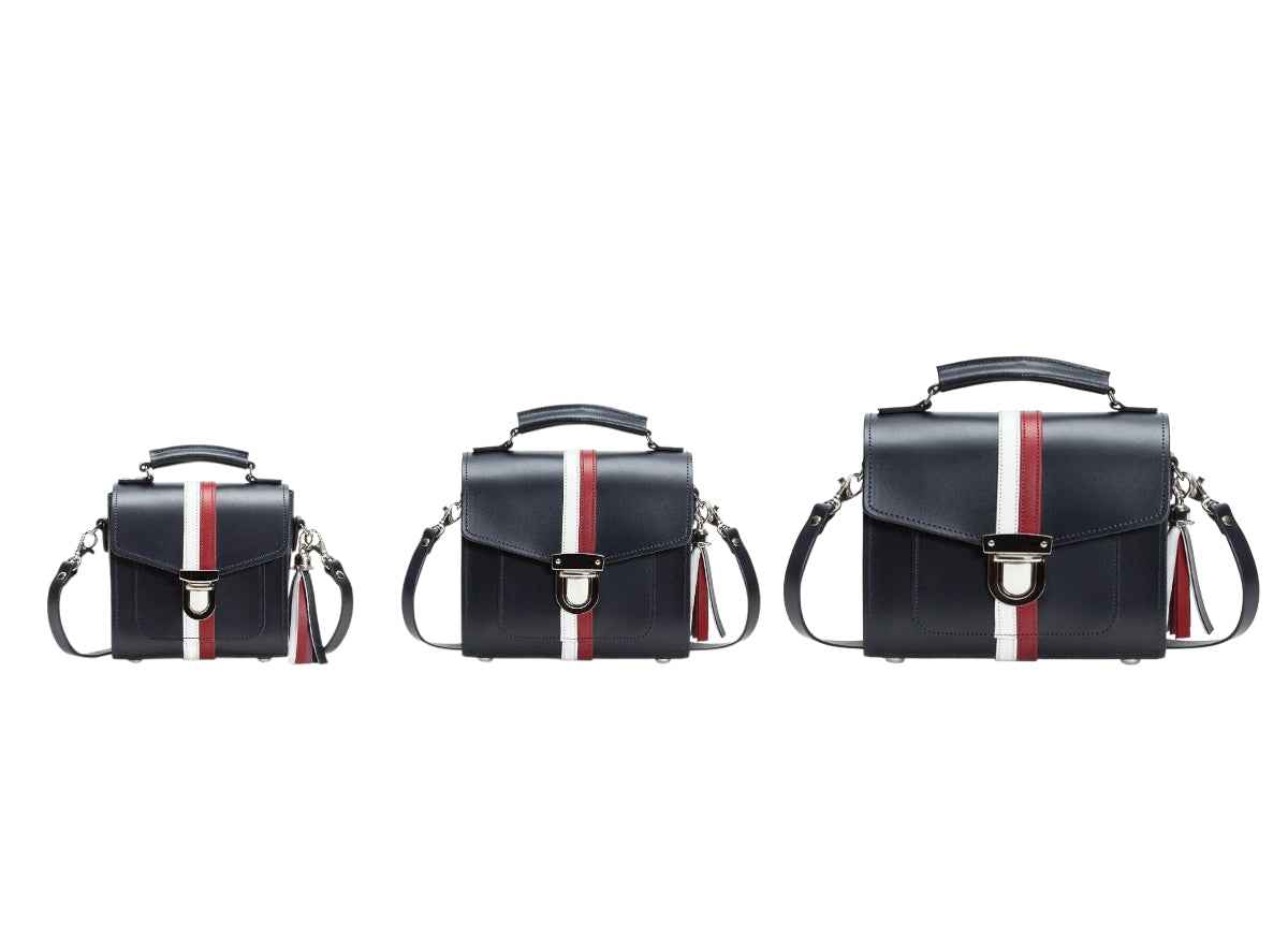 Handmade Leather Sugarcube Handbag - British Edit