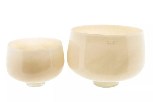 RIEKY Glass Bowl - BEIGE by DutZ