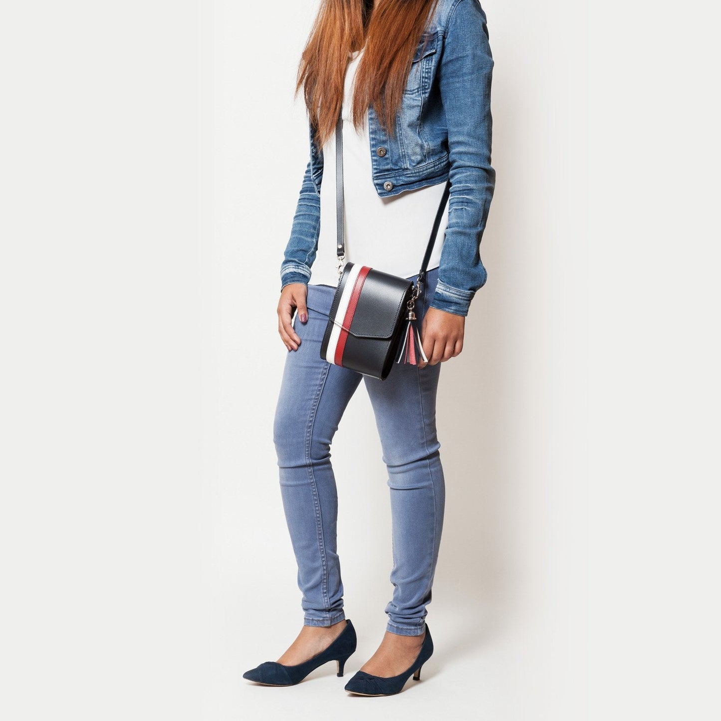 Handmade Leather Festival Phone Bag - British Edit