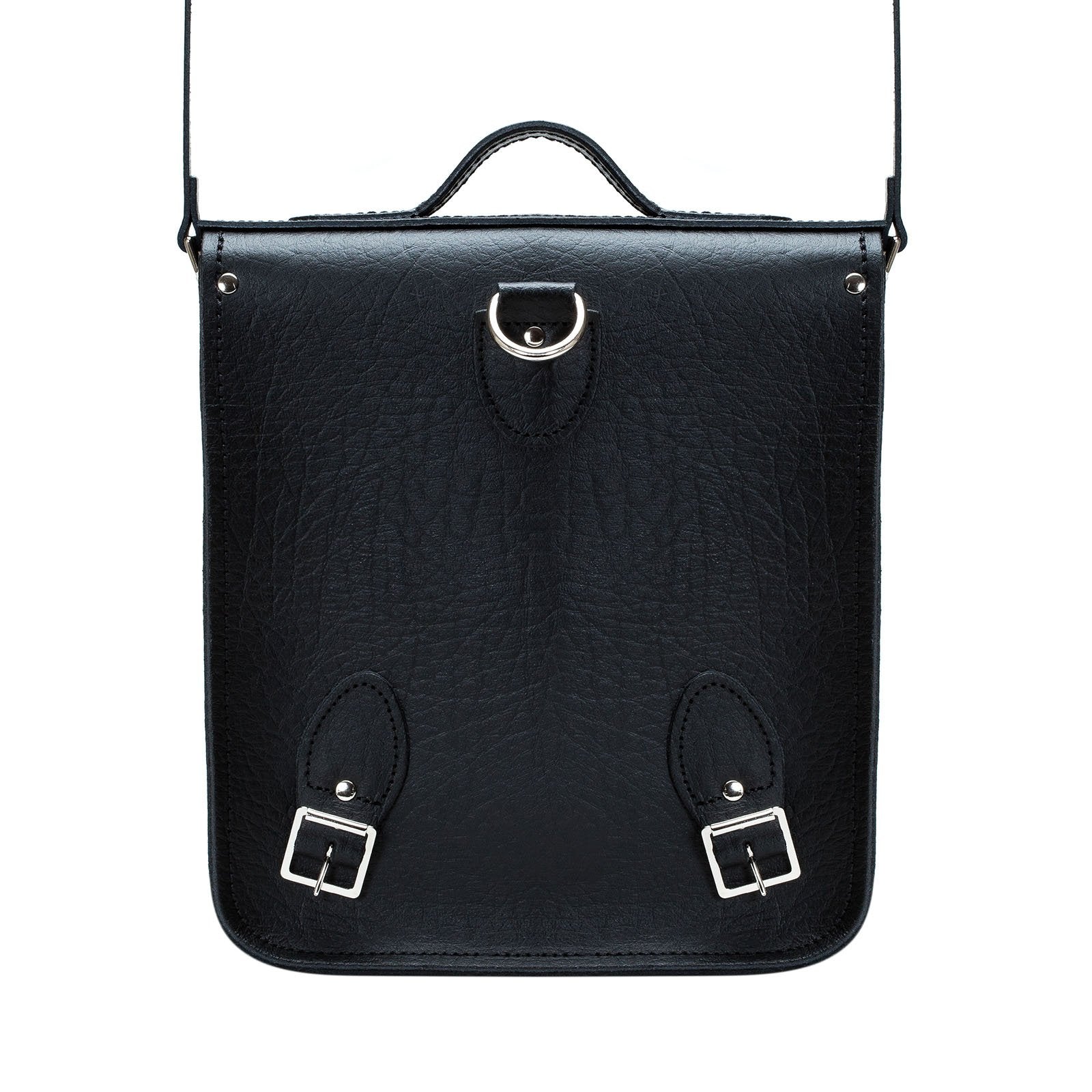 Handmade Leather City Backpack - Black Executive