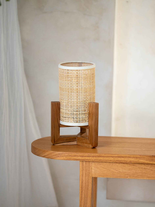Fitri Rattan Lamp- Handmade