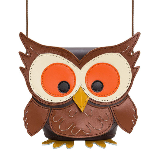Handmade Hoot Owl Leather Bag - Unique, Personalised & Stylish