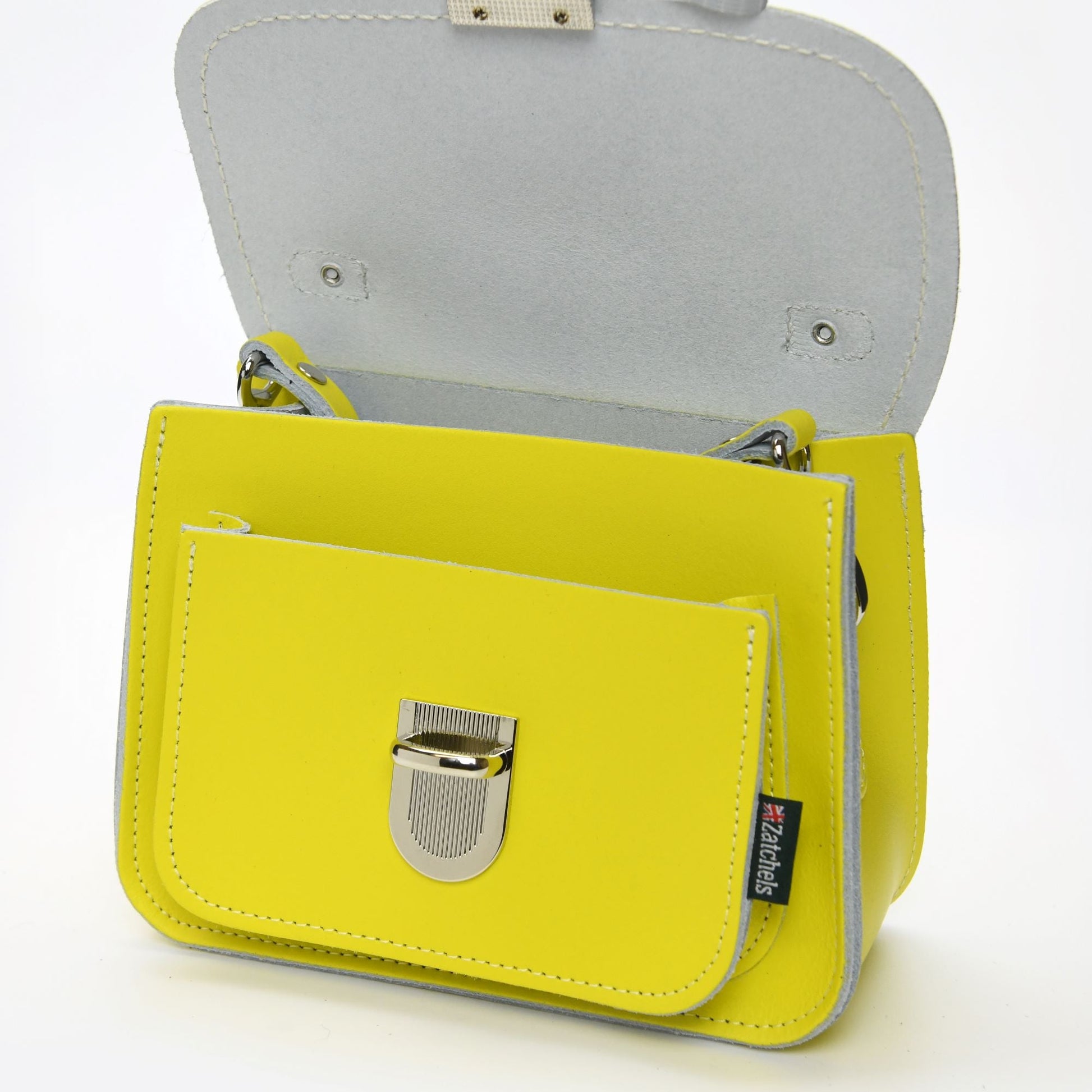 Luna Handmade Leather Bag - Daffodil Yellow
