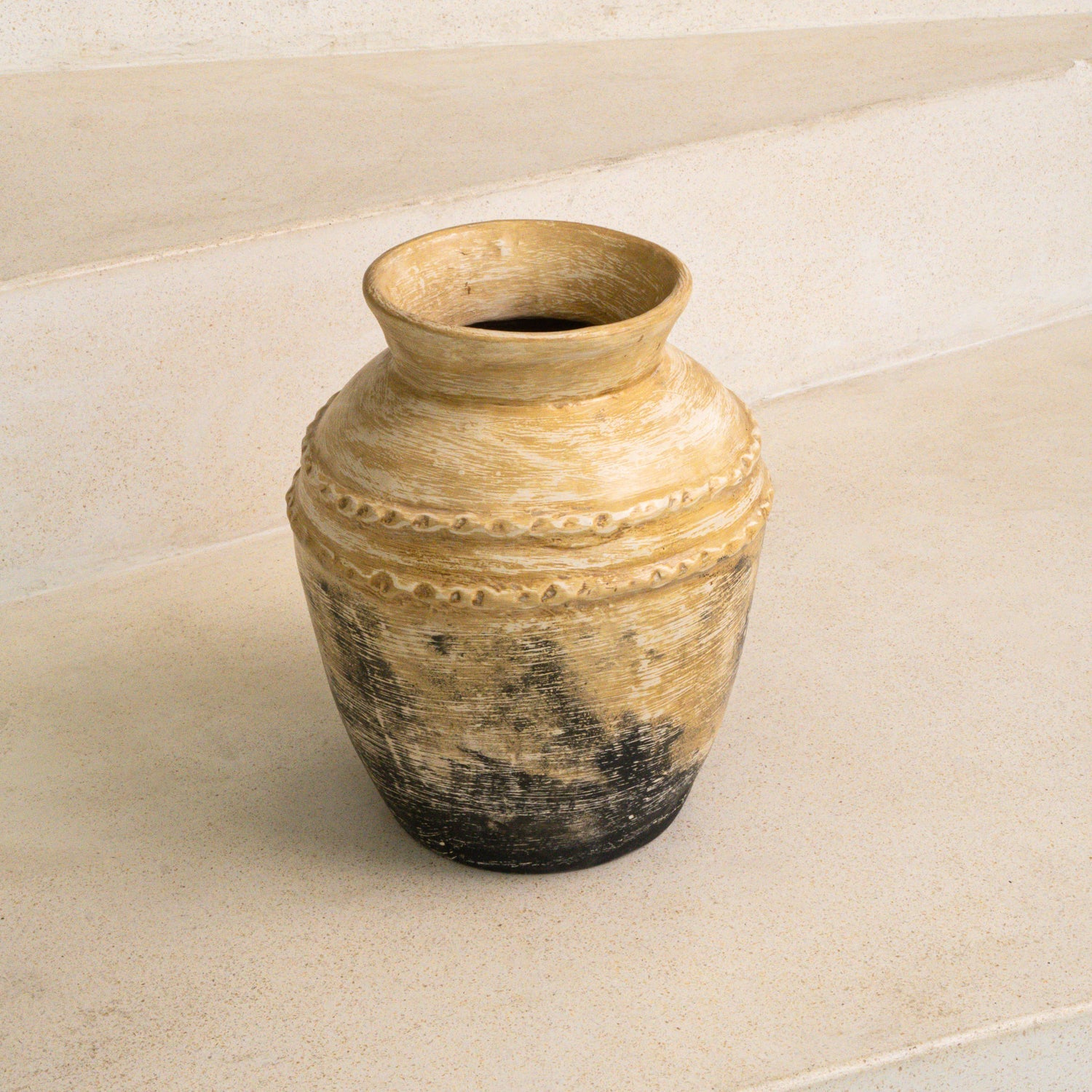 Kuno Ceramic Vase- Handmade- Textured Ceramic