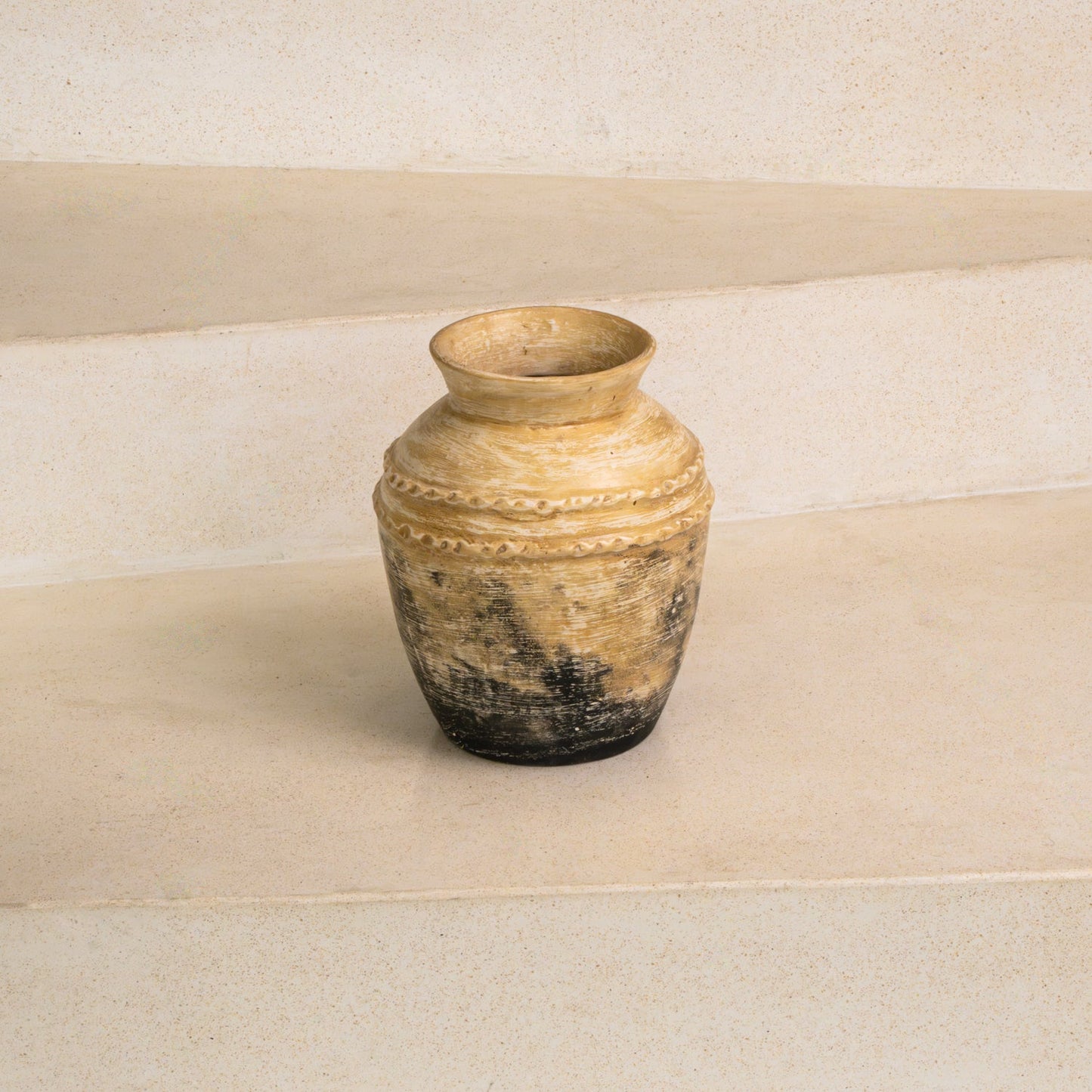 Kuno Ceramic Vase- Handmade- Textured Ceramic