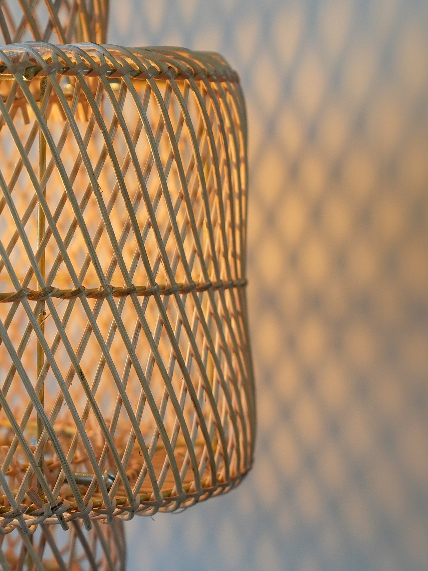 Handmade Matahari Rattan Lamp Shade