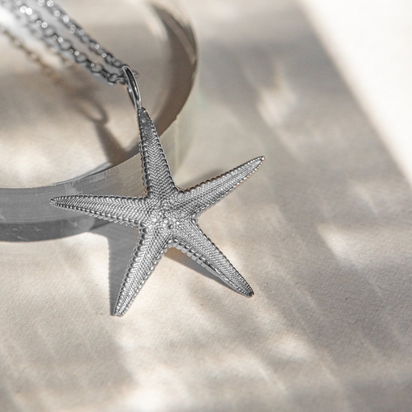 Maxi Silver Starfish Necklace