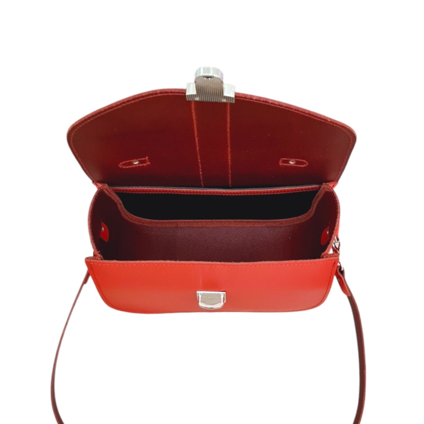 Olympia Handmade Leather Bag - Pillar Box Red