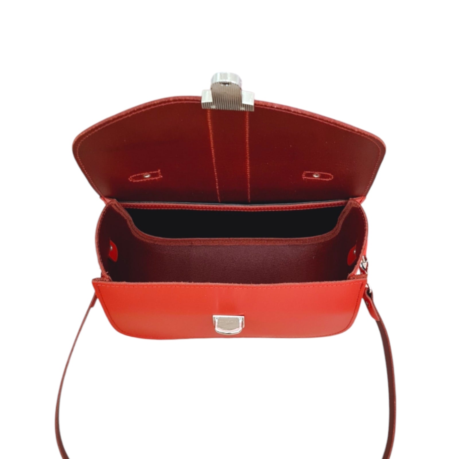 Olympia Handmade Leather Bag - Pillar Box Red
