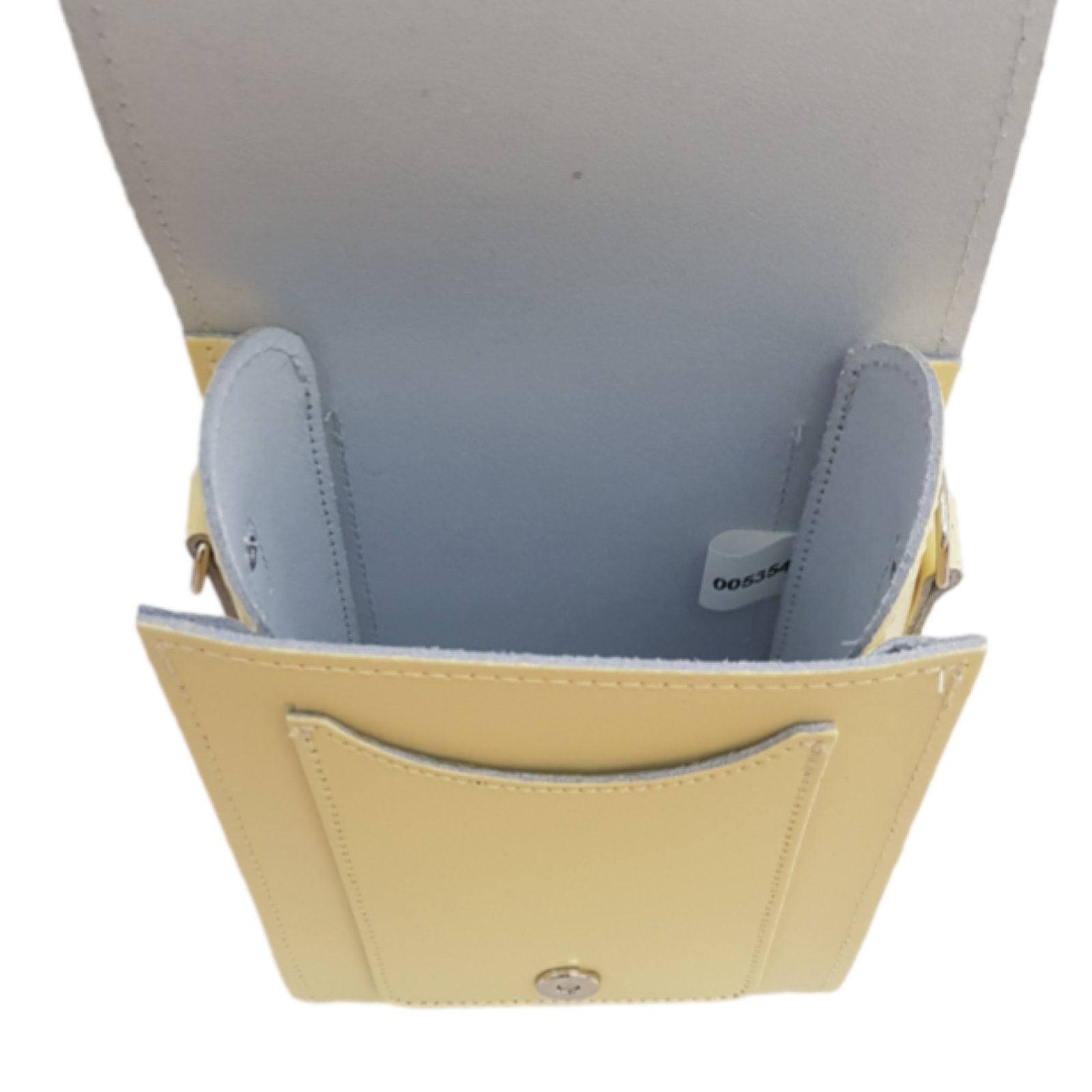 Handmade Leather Festival Phone Bag - Primrose Yellow