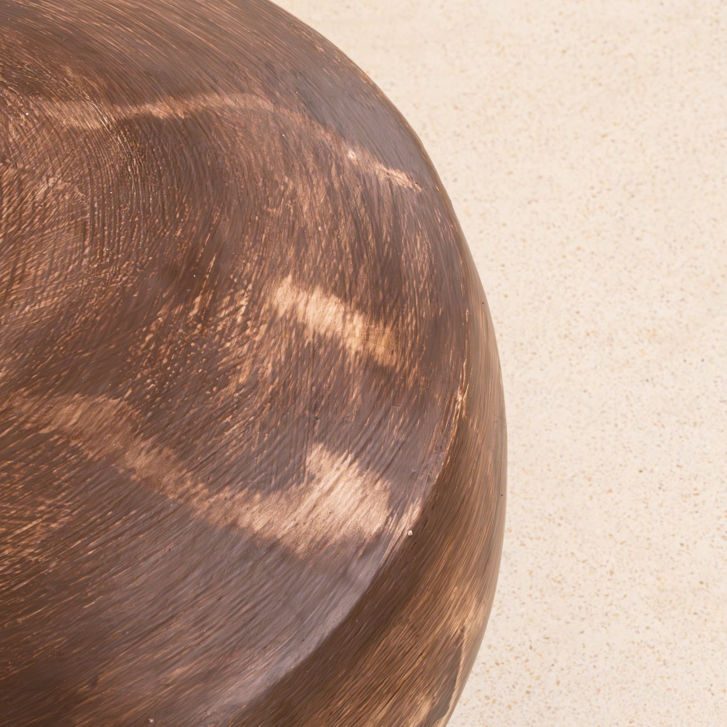 Raga Ceramic Vase- Handmade- Chocolate