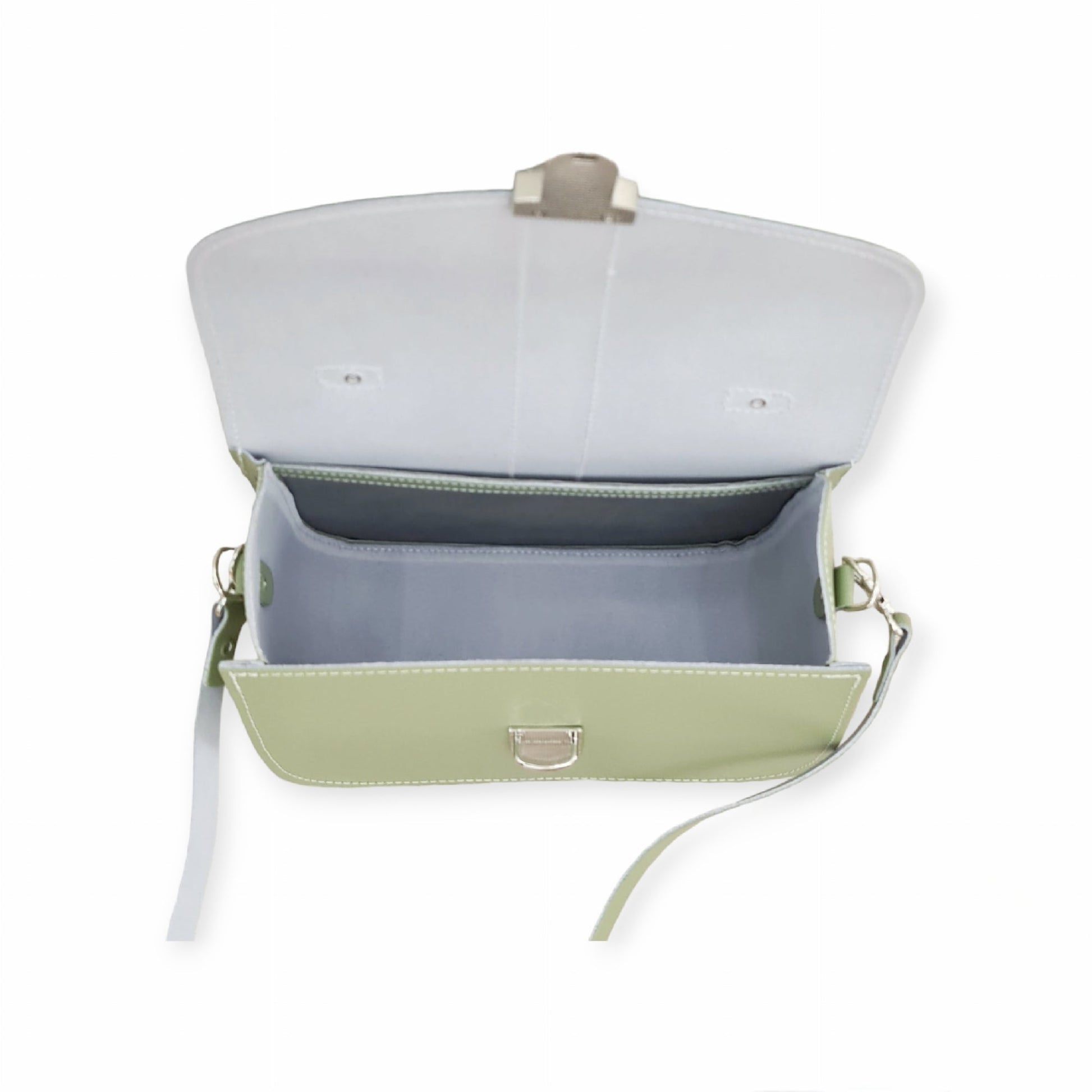 Olympia Handmade Leather Bag - Sage Green