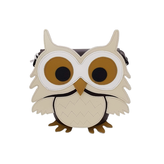Screech Owl Handmade Leather Bag