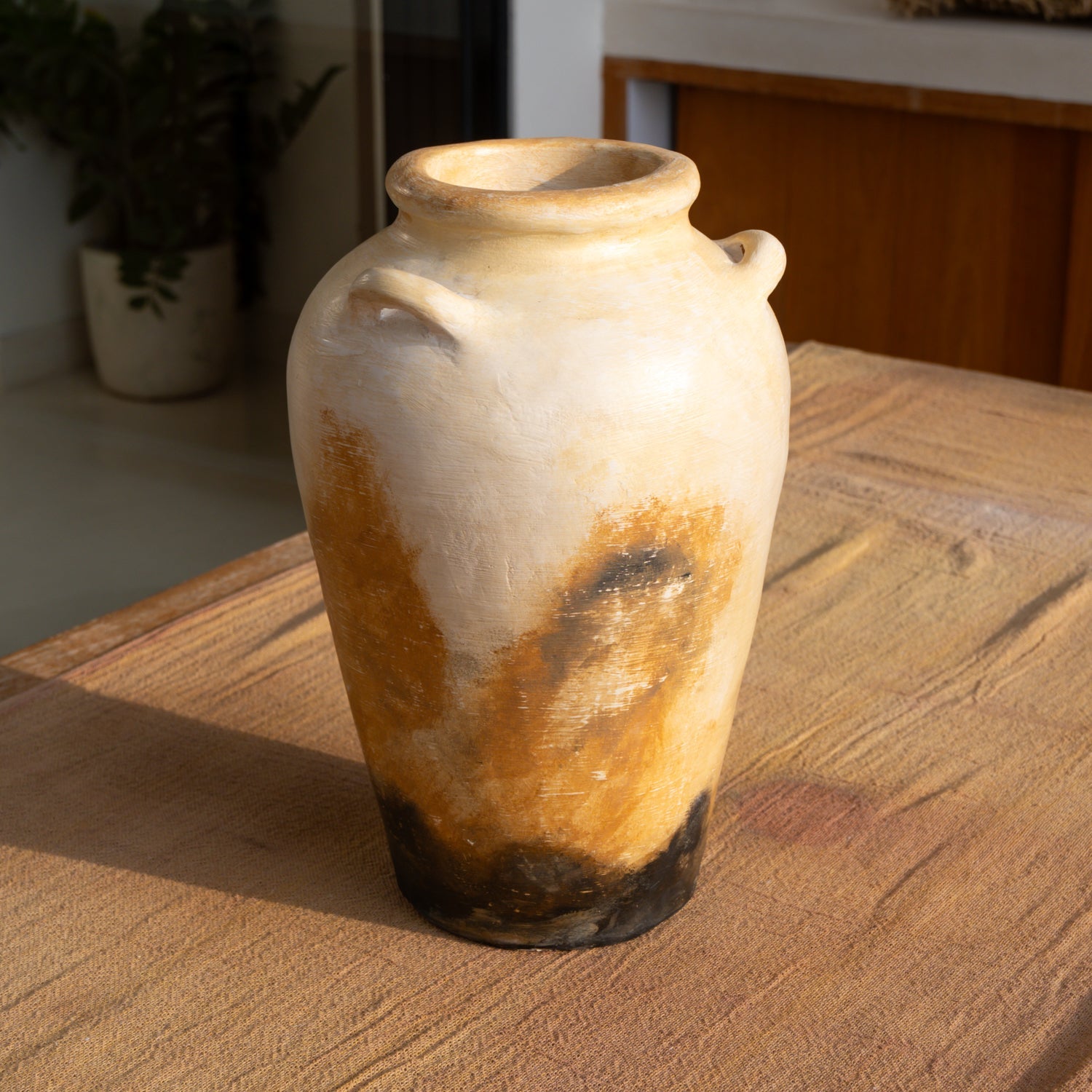 Tanah Ceramic Vase- Handmade Textured Ceramic