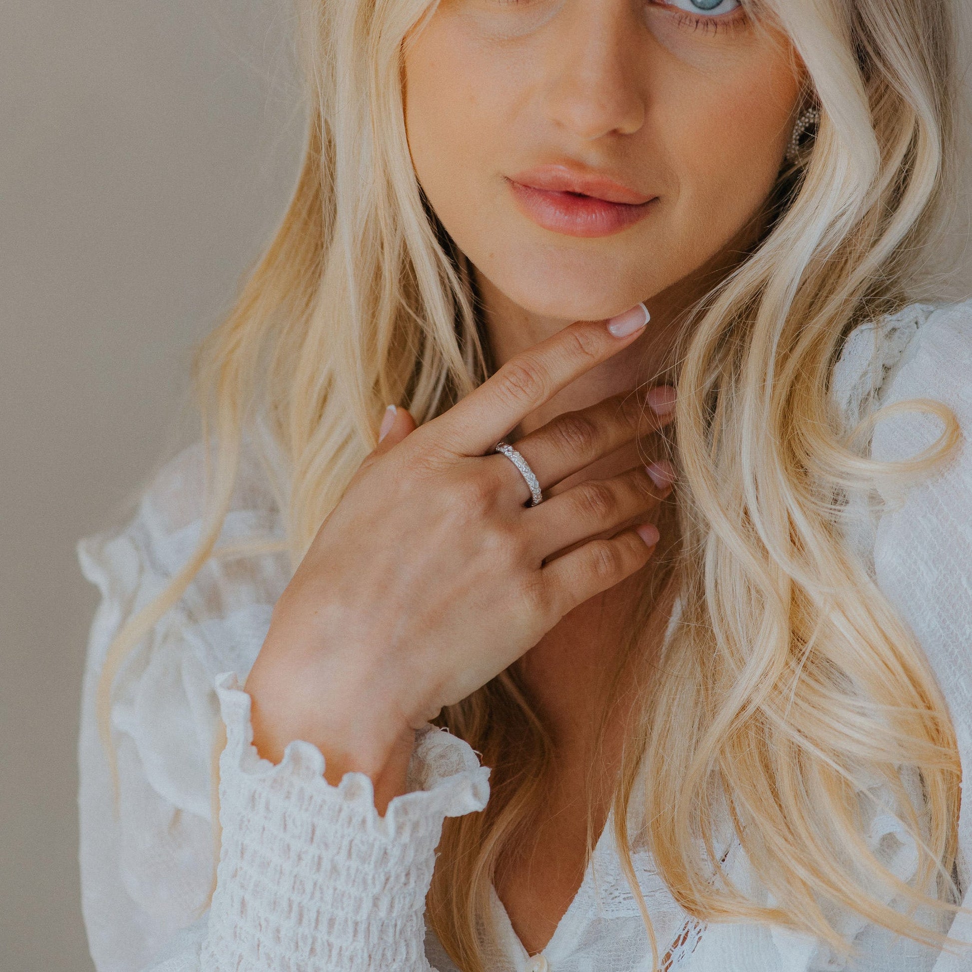 Everyday Silver Goddess Inspired Ring - Hebe