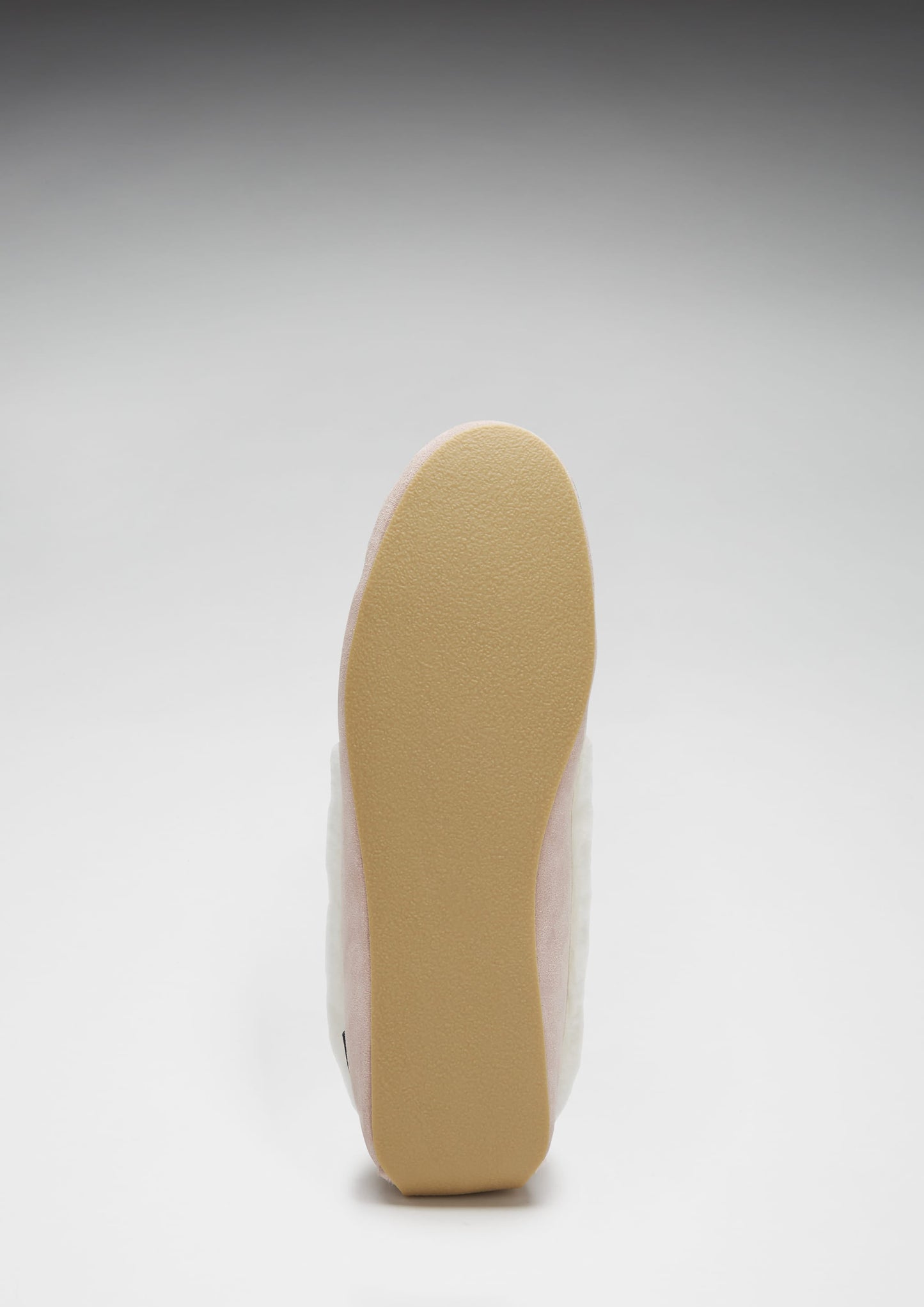 Women's slippers, sheepskin, ice pink suede  