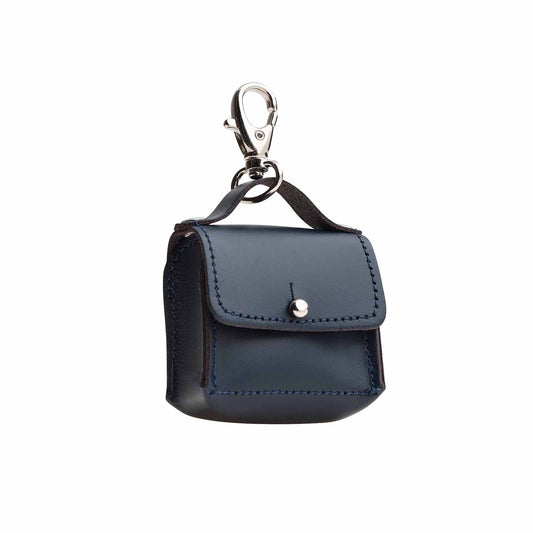 Mini bag charm - Navy  