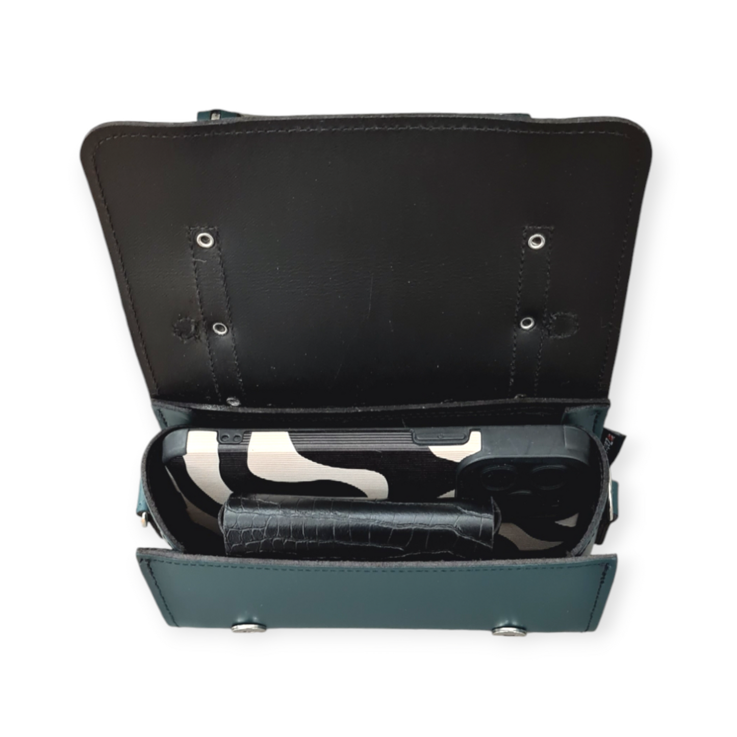 Handmade Leather Bowler Bag - Pine  