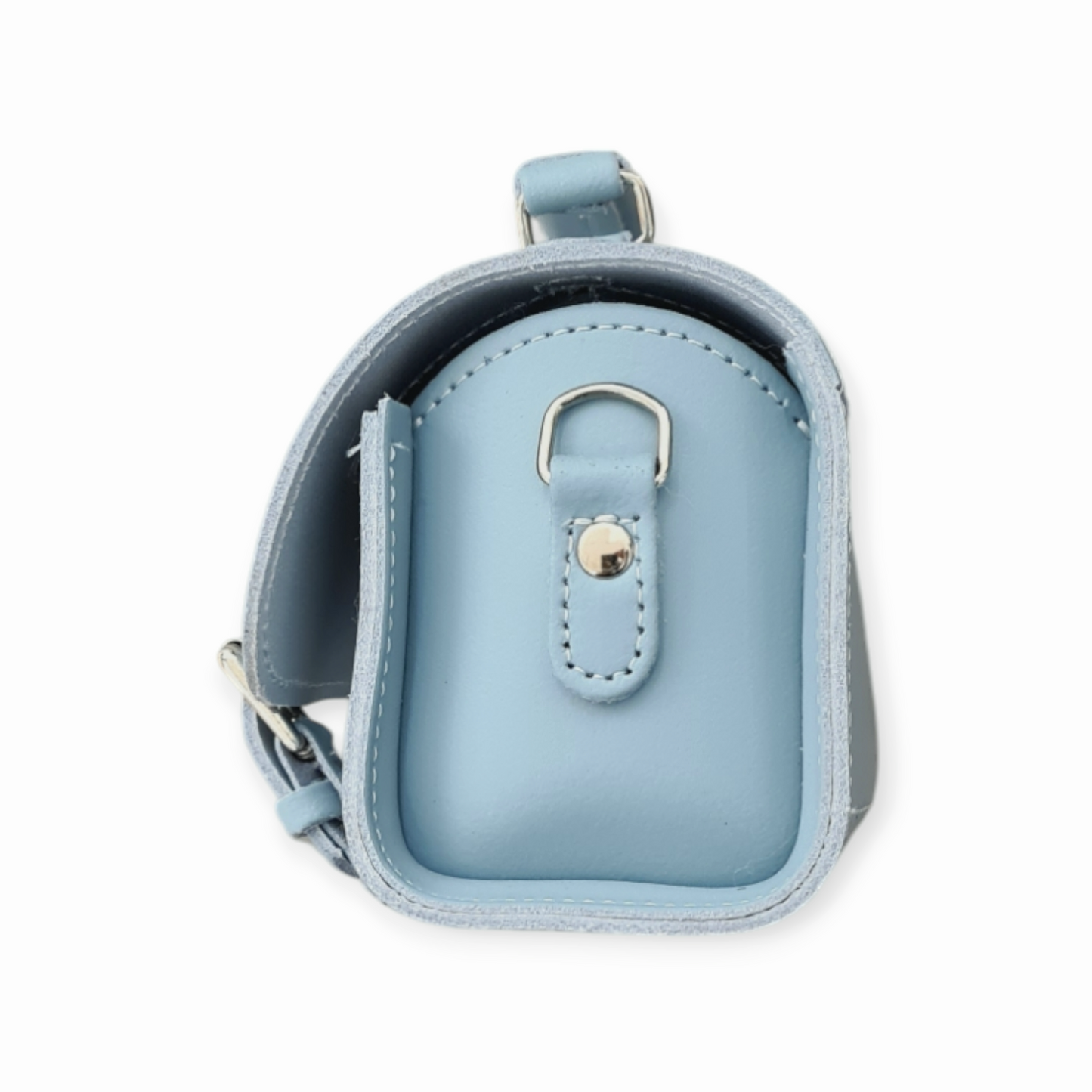 Handmade Leather Bowler Bag - Sea Green  