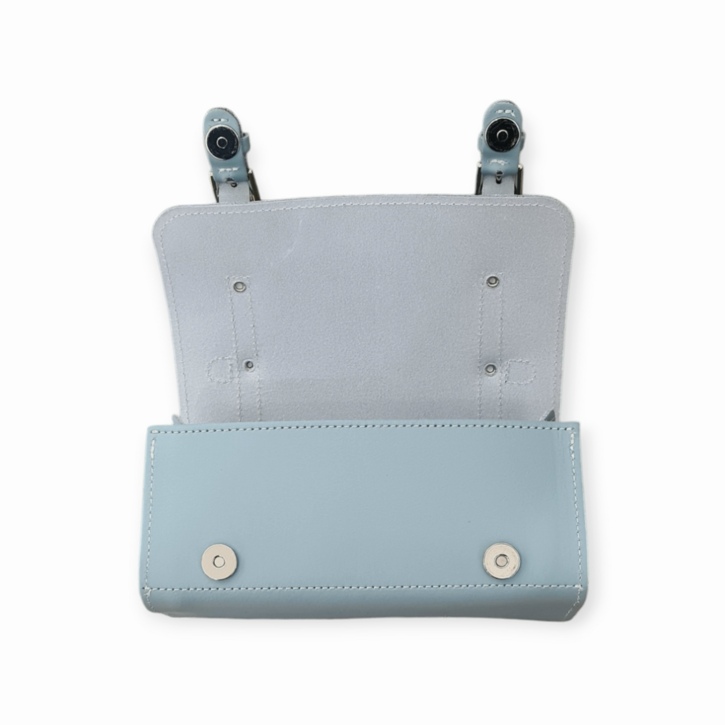 Handmade Leather Bowler Bag - Sea Green  