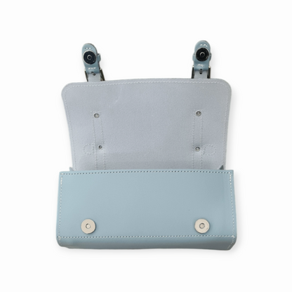 Handmade Leather Bowler Bag - Sea Green  