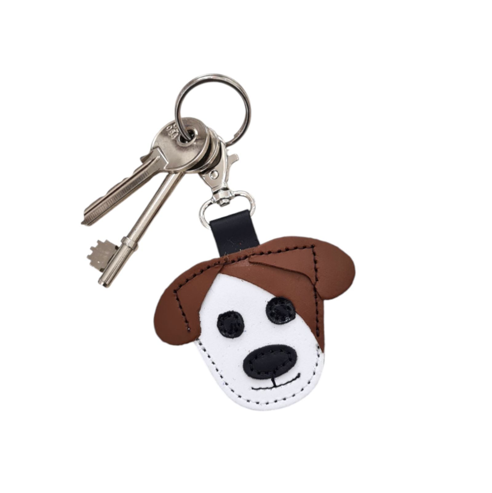 Cute Dog Bag Charm - Chestnut  