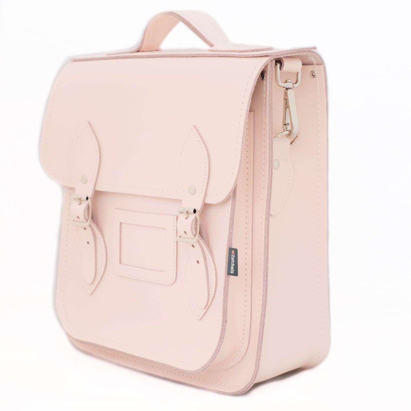 Handmade Leather City Backpack - Cherry Blossom  