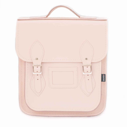 Handmade Leather City Backpack - Cherry Blossom