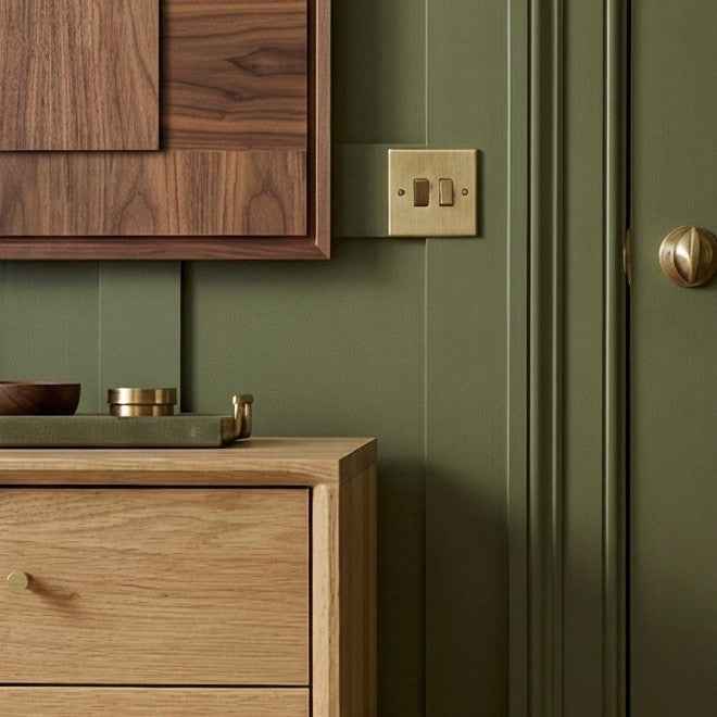 Wright Oak Bedside Table