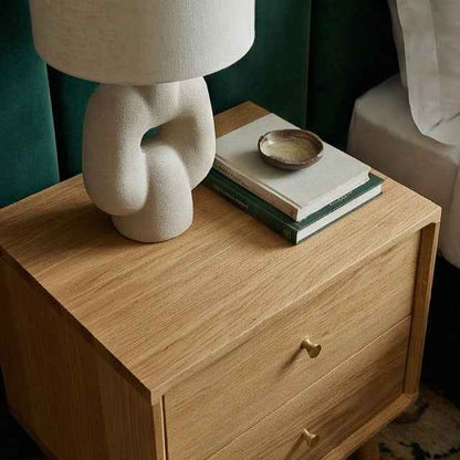 Wright Oak Bedside Table