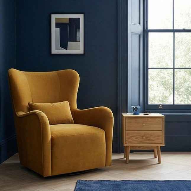 Wright Oak Bedside Table