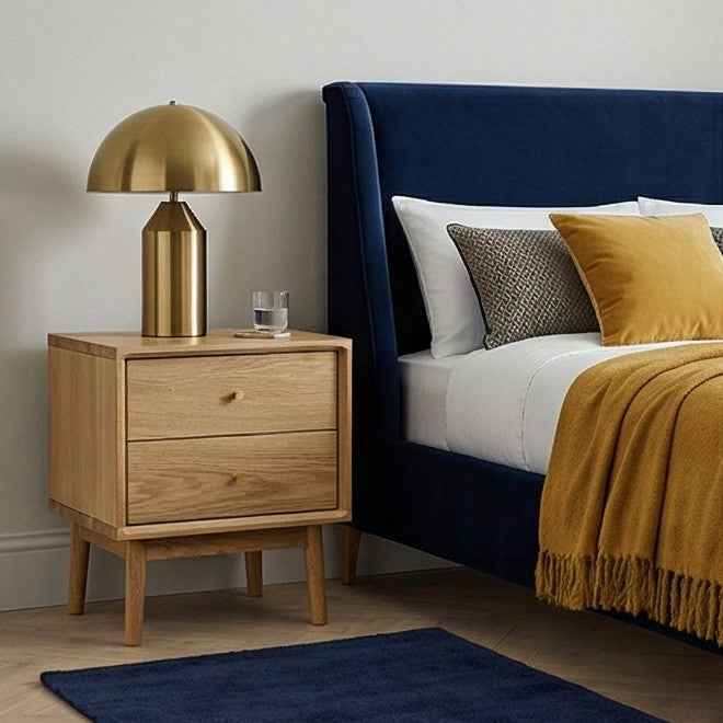 Wright Oak Bedside Table