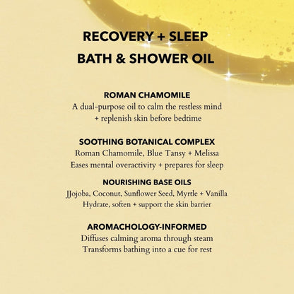 Calming Bath and Shower Oil with Roman Chamomile