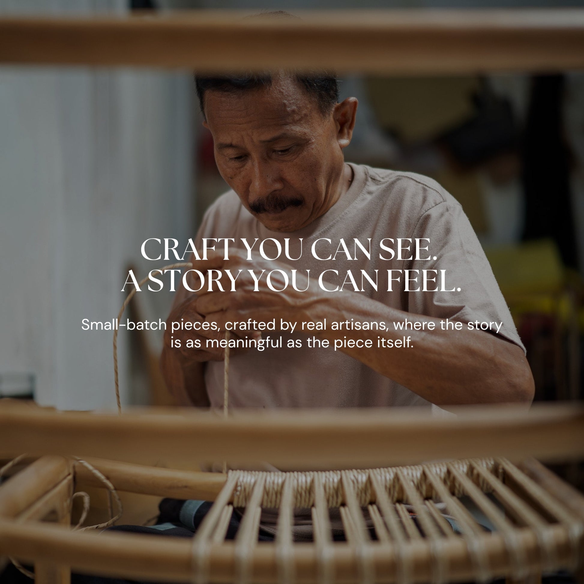 Citra Teak Leaning Mirror - Handcrafted Rattan & Teak Elegance  