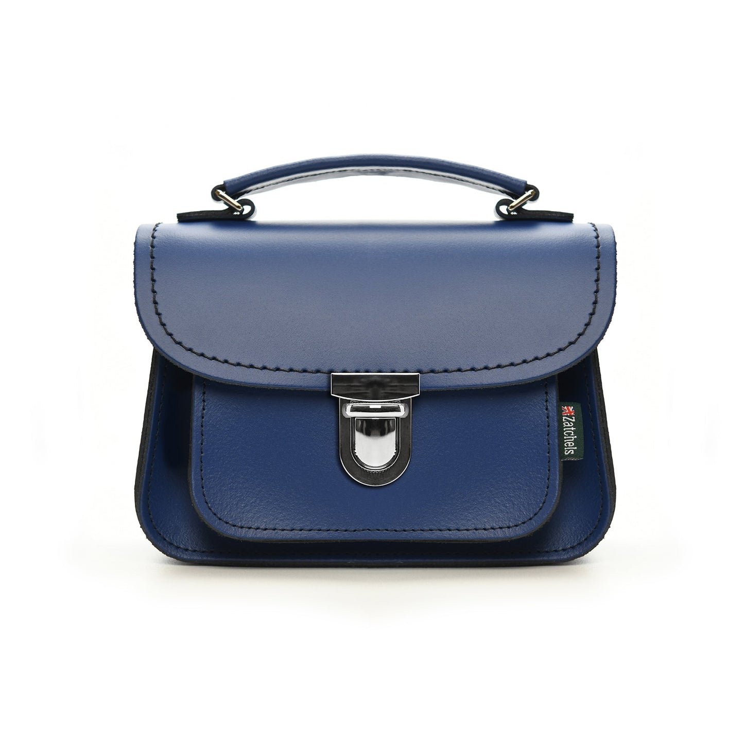 Luna Handmade Leather Bag - Royal Blue  