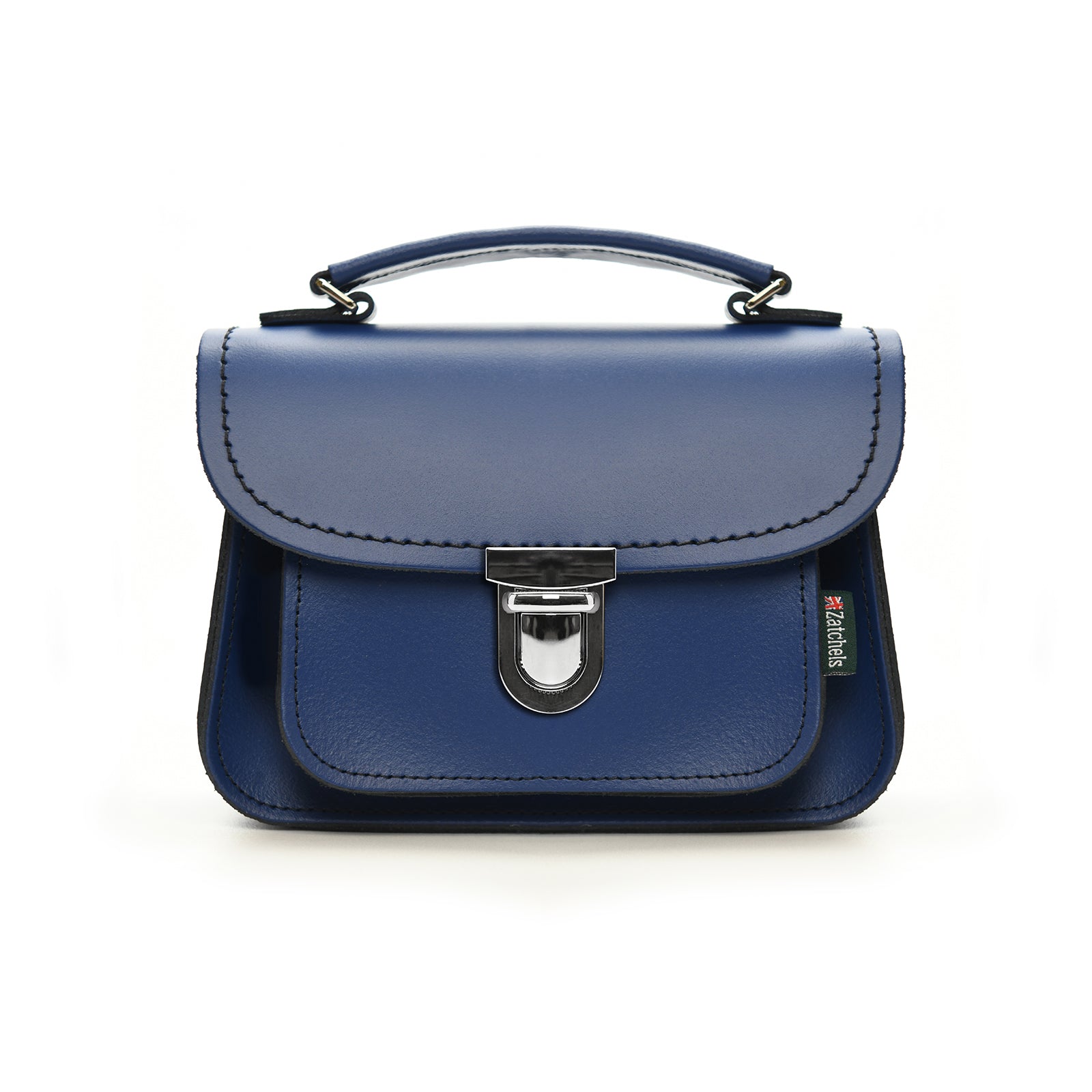 Luna Handmade Leather Bag - Royal Blue  