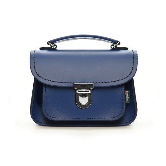Luna Handmade Leather Bag - Royal Blue  
