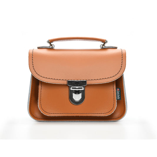Luna Handmade Leather Bag - Burnt Orange  