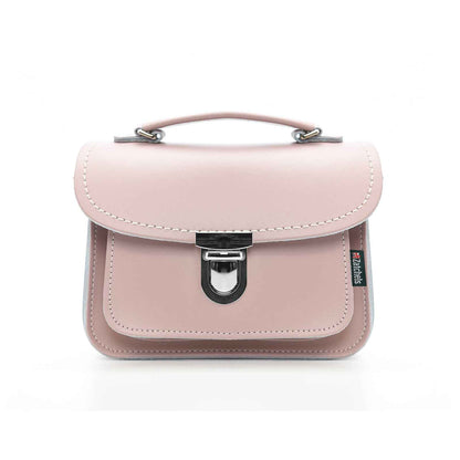 Luna Handmade Leather Bag - Rose Quartz