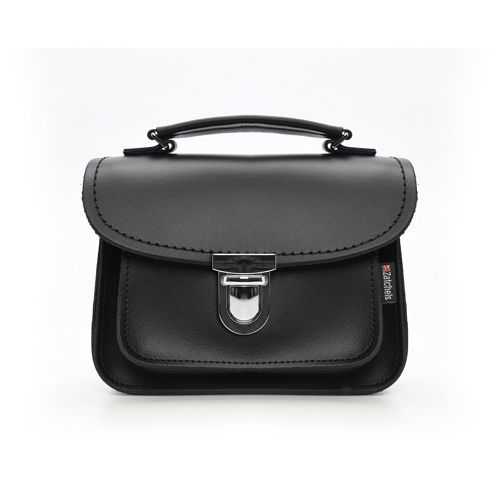 Luna Handmade Leather Bag - Black  