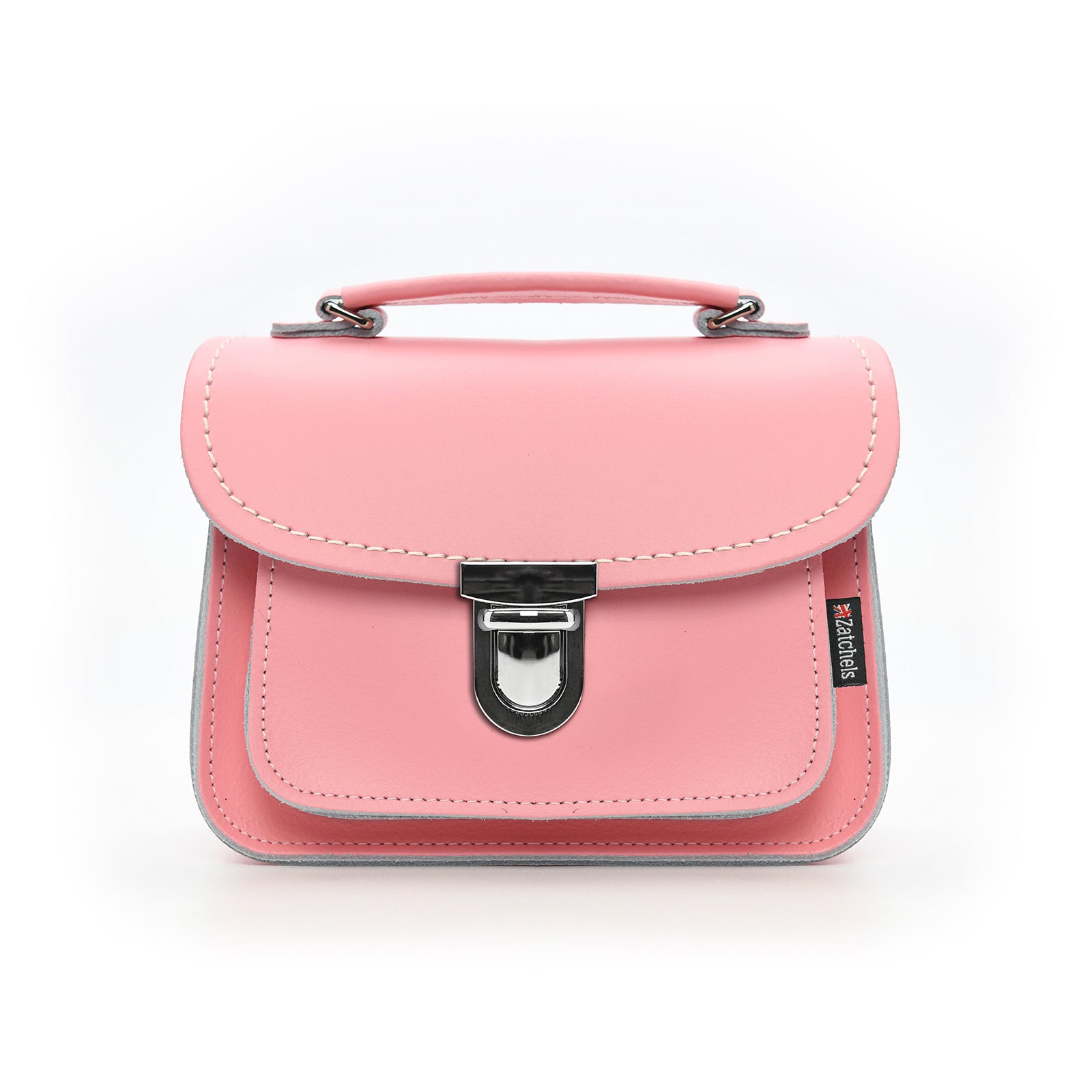 Luna Handmade Leather Bag - Pink  