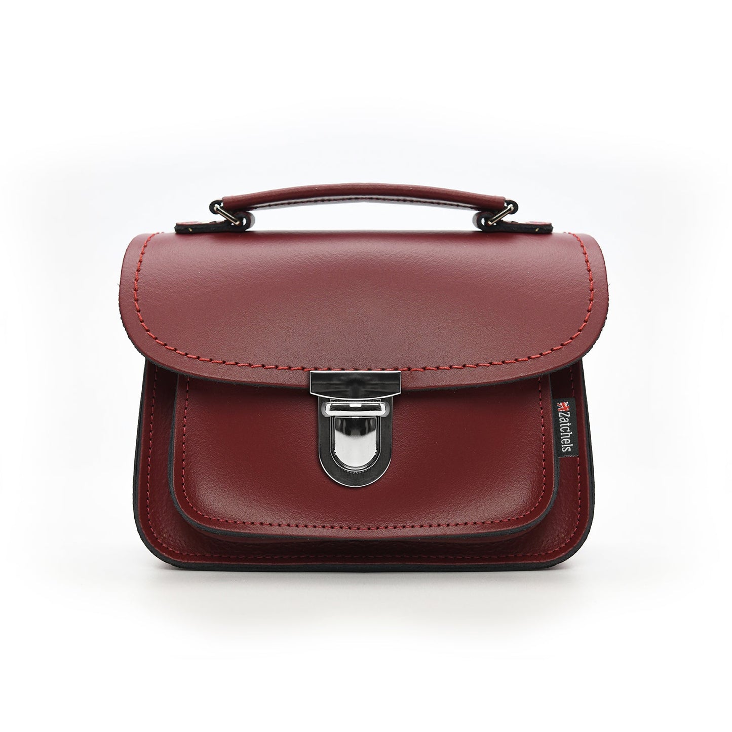 Luna Handmade Leather Bag - Oxblood Red  