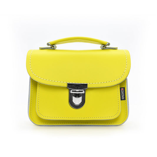Luna Handmade Leather Bag - Daffodil Yellow  