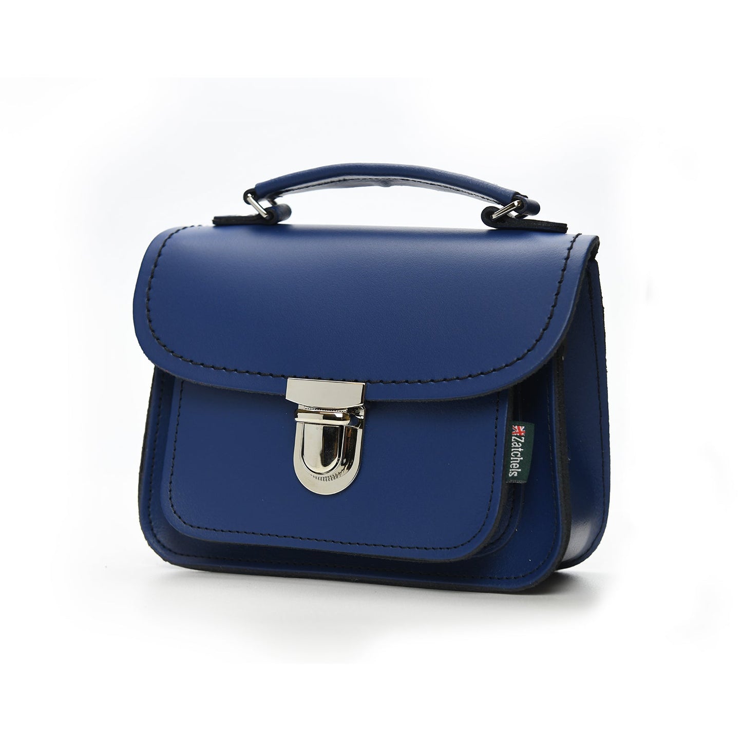 Luna Handmade Leather Bag - Royal Blue  