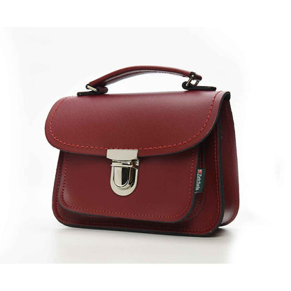 Luna Handmade Leather Bag - Oxblood Red