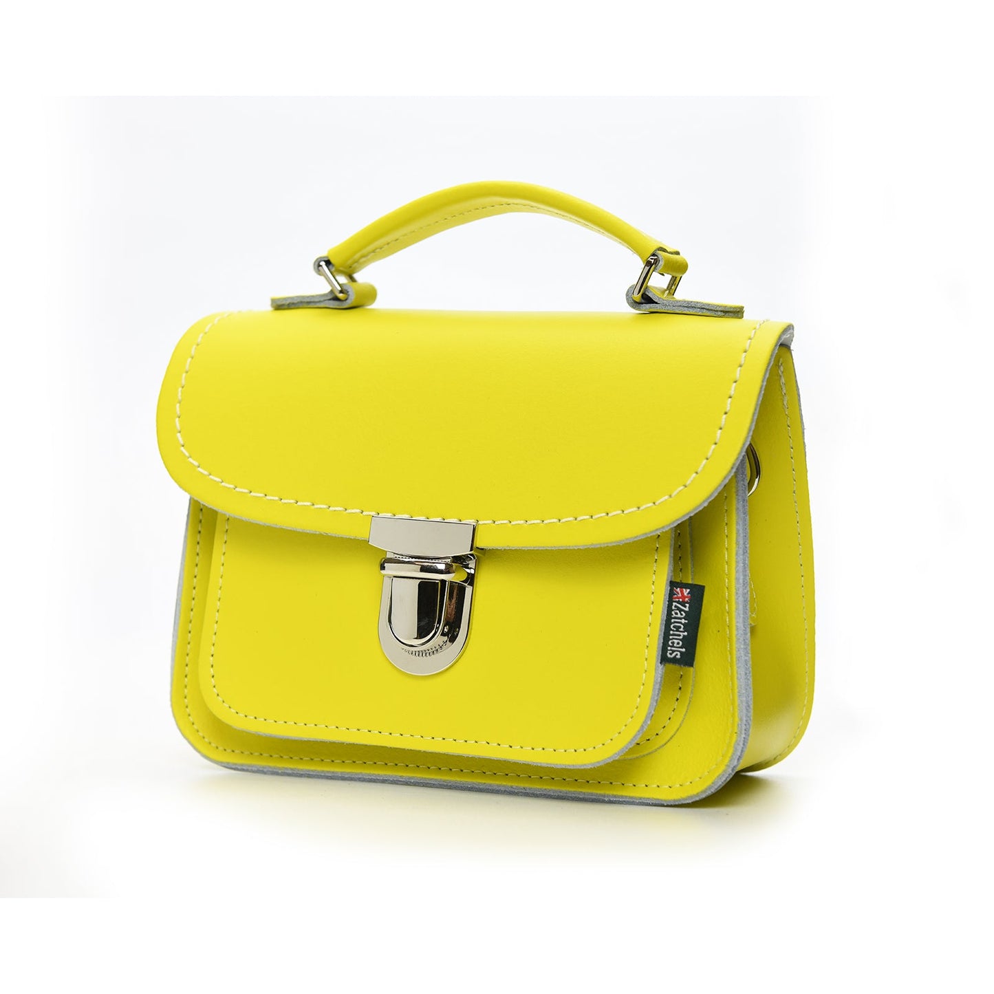 Luna Handmade Leather Bag - Daffodil Yellow  